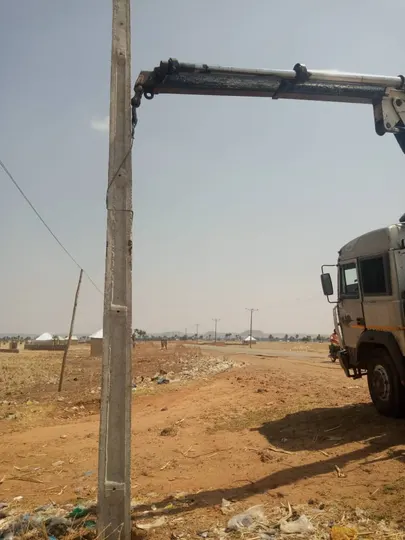 LV Pole Erection